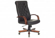 Фото Кресло руководителя T-9928WALNUT/ECO топ-ган, экокожа