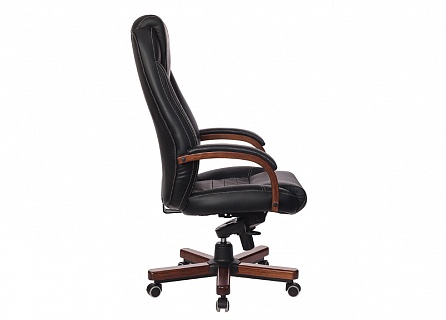 Фото Кресло руководителя T-9923WALNUT мультиблок, до 200 кг, кожа/орех 3