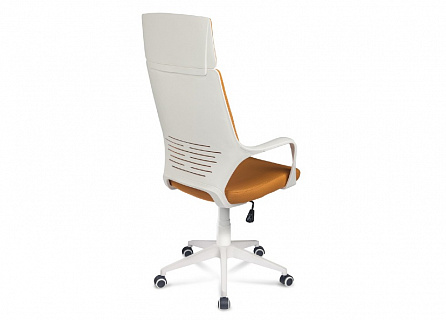 Фото Кресло компьютерное IQ WHITE | АЙКЬЮ, белый пластик, топ-ган, ткань 13