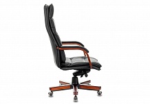 Фото Кресло руководителя T-9927WALNUT мультиблок, до 200 кг, кожа/орех